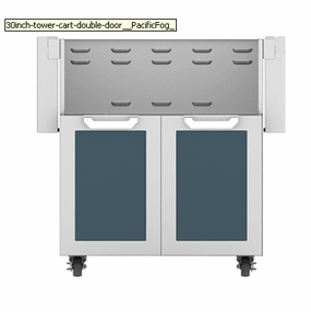Hestan GCD30GG Hestan 30" Tower Cart With Double Doors Gcd30 - Dark Grey (Pacific Grey) Barbeque Grill Accessories,grill tool set