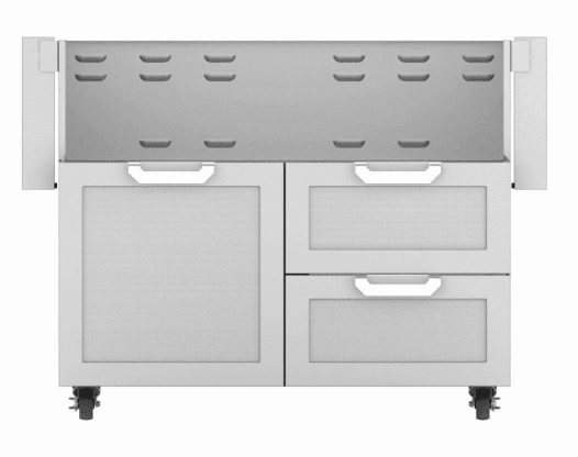 Hestan GCR42 Hestan 42" Tower Cart With Double Drawer And Door Gcr42 - Stainless Steel (Standard Color) Barbeque Grill Accessories,grill tool set