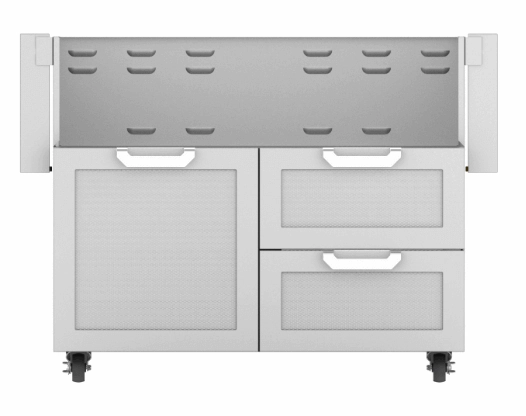 Hestan GCR42DG Hestan 42" Tower Cart With Double Drawer And Door Gcr42 - Dark Grey (Custom Color: Pacific Fog) Barbeque Grill Accessories,grill tool set