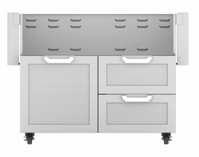 Hestan GCR42TQ Hestan 42" Tower Cart With Double Drawer And Door Gcr42 - Turquoise (Custom Color: Bora Bora) Barbeque Grill Accessories,grill tool set