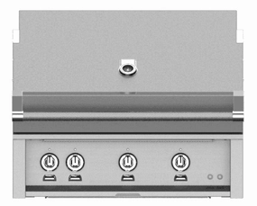 Hestan GMBR36LPTQ Hestan 36" Liquid Propane Gas Built In Grill Gmbr36 - Turquoise (Custom Color: Bora Bora) Barbeque Grills,outdoor bbq grill