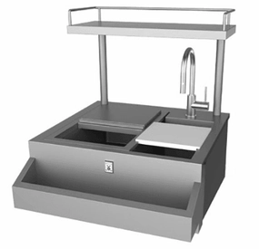 Hestan GRCHS30 30" Hestan Outdoor Refreshment Center Storage,outdoor grill storage cabinet