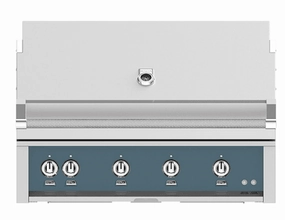 Hestan GSBR42LPGG Hestan 42" Liquid Propane Gas Built In Grill Gsbr42 - Dark Grey (Pacific Fog) Barbeque Grills,outdoor bbq grill