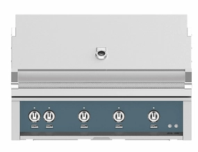 Hestan GSBR42NGGG Hestan 42" Natural Gas Built In Grill Gsbr42 - Dark Grey (Pacific Fog) Natural Gas Barbeque Grills,natural gas outdoor grill