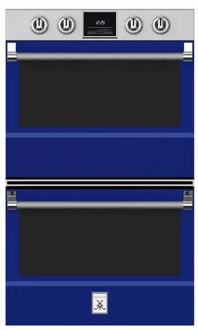 Hestan KDO30BU 30" Double Wall Oven - Blue / Prince Wall Ovens 27 inch wall oven built-in