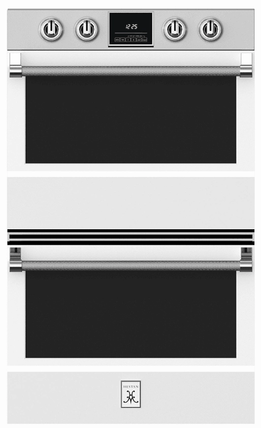 Hestan KDO30WH 30" Double Wall Oven - White / Stealth Wall Ovens 27 inch wall oven built-in