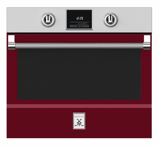 Hestan KSO30BG 30" Single Wall Oven - Burgundy / Tin Roof Wall Ovens 27 inch wall oven built-in
