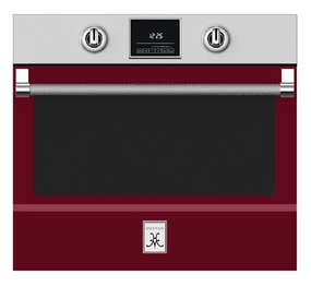 Hestan KSO30BG 30" Single Wall Oven - Burgundy / Tin Roof Wall Ovens 27 inch wall oven built-in