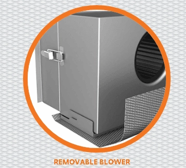 Hestan KVC36OR 36" Chimney Hood - Orange / Citra