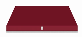 Hestan KVC54BG 54" Chimney Hood - Burgundy / Tin Roof Ventilation Range Hoods high suction kitchen exhaust hood