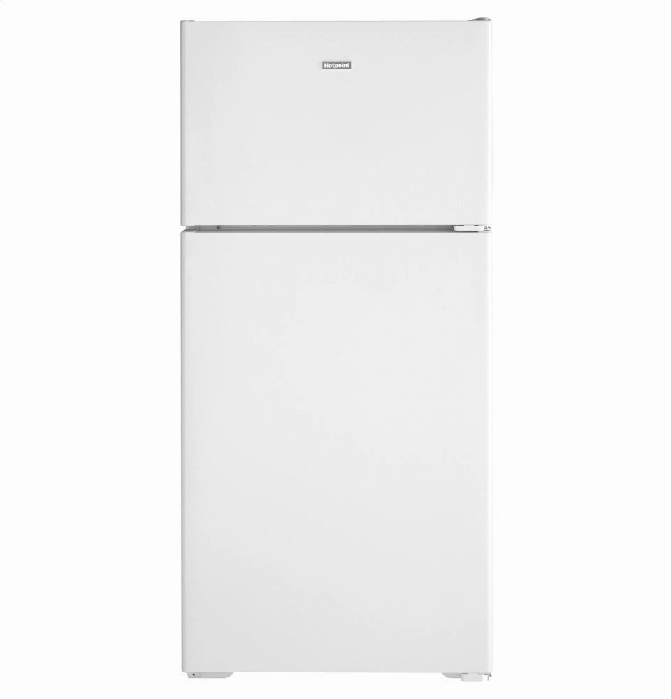 Hotpoint HPE16BTNRWW Hotpoint? Energy Star? 15.6 Cu. Ft. Recessed Handle Top-Freezer Refrigerator Freestanding Refrigerators freestanding fridge freezer combo