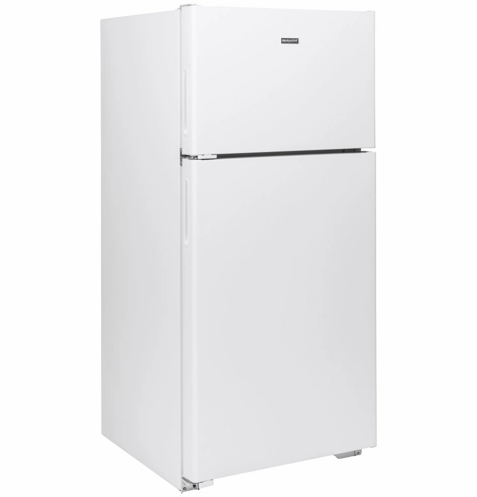 Hotpoint HPS16BTNLWW Hotpoint? 15.6 Cu. Ft. Recessed Handle Top-Freezer Refrigerator