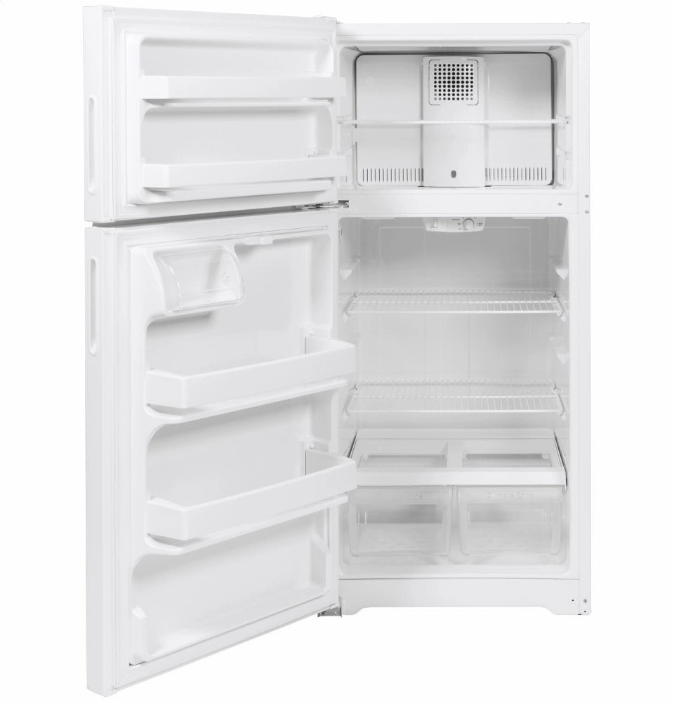 Hotpoint HPS16BTNLWW Hotpoint? 15.6 Cu. Ft. Recessed Handle Top-Freezer Refrigerator