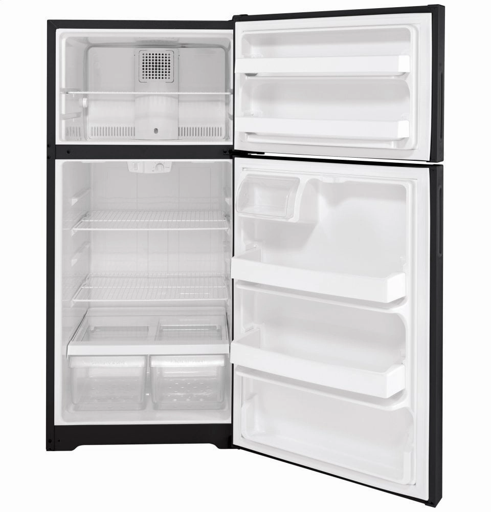 Hotpoint HPS16BTNRBB Hotpoint? 15.6 Cu. Ft. Recessed Handle Top-Freezer Refrigerator