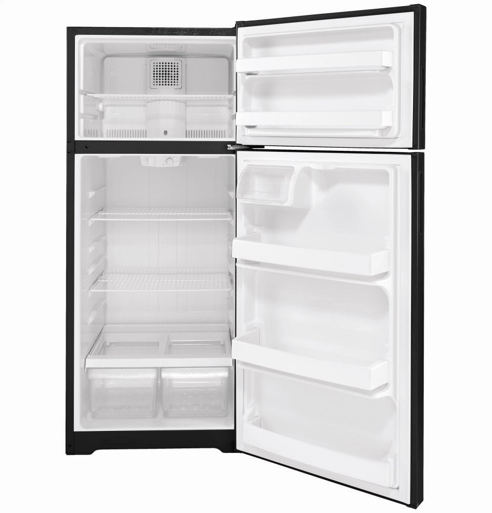 Hotpoint HPS18BTNRBB Hotpoint? 17.5 Cu. Ft. Recessed Handle Top-Freezer Refrigerator