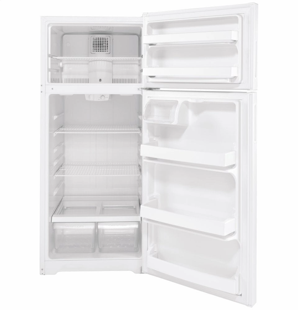 Hotpoint HPS18BTNRWW Hotpoint? 17.5 Cu. Ft. Recessed Handle Top-Freezer Refrigerator