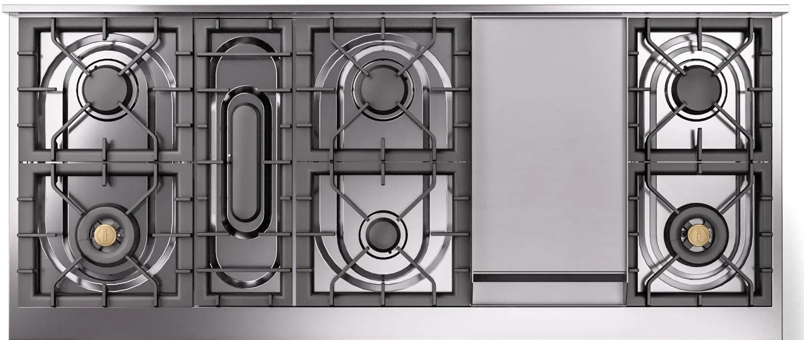 Ilve UP60FNMPRACLP Nostalgie Ii 60 Inch Dual Fuel Liquid Propane Freestanding Range In Ral Custom Color With Chrome Trim Freestanding Ranges freestanding dual fuel range 30 inch
