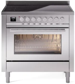 Ilve UPI366WMPSS Professional Plus Ii 36 Inch Electric Freestanding Range In Stainless Steel With Trim Freestanding Ranges freestanding dual fuel range 30 inch