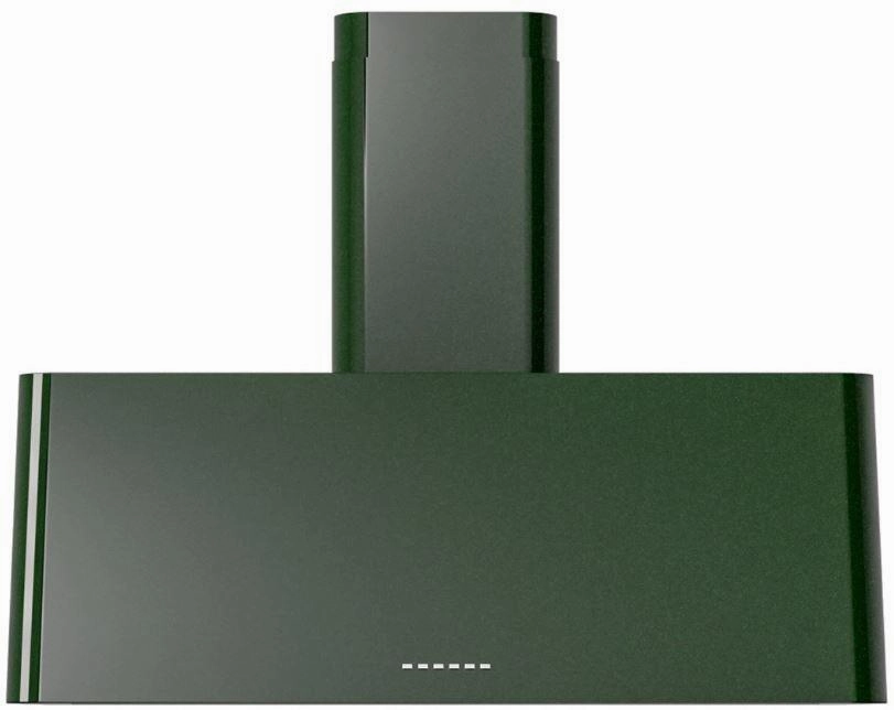 Ilve UAG36EG Nostalgie 36 Inch Emerald Green Wall Mount Range Hood Ventilation Range Hoods high suction kitchen exhaust hood