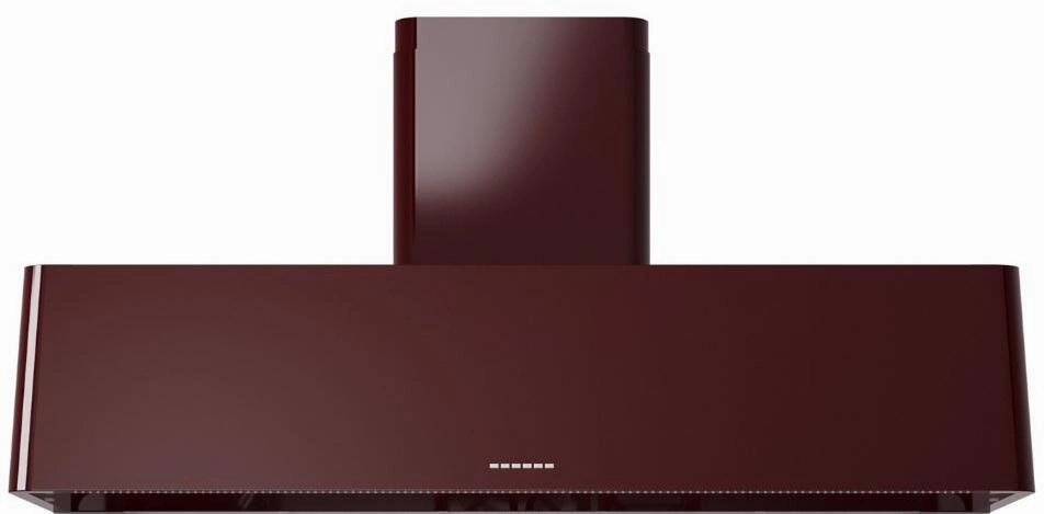 Ilve UAG60BU Nostalgie 60 Inch Burgundy Wall Mount Range Hood Ventilation Range Hoods high suction kitchen exhaust hood