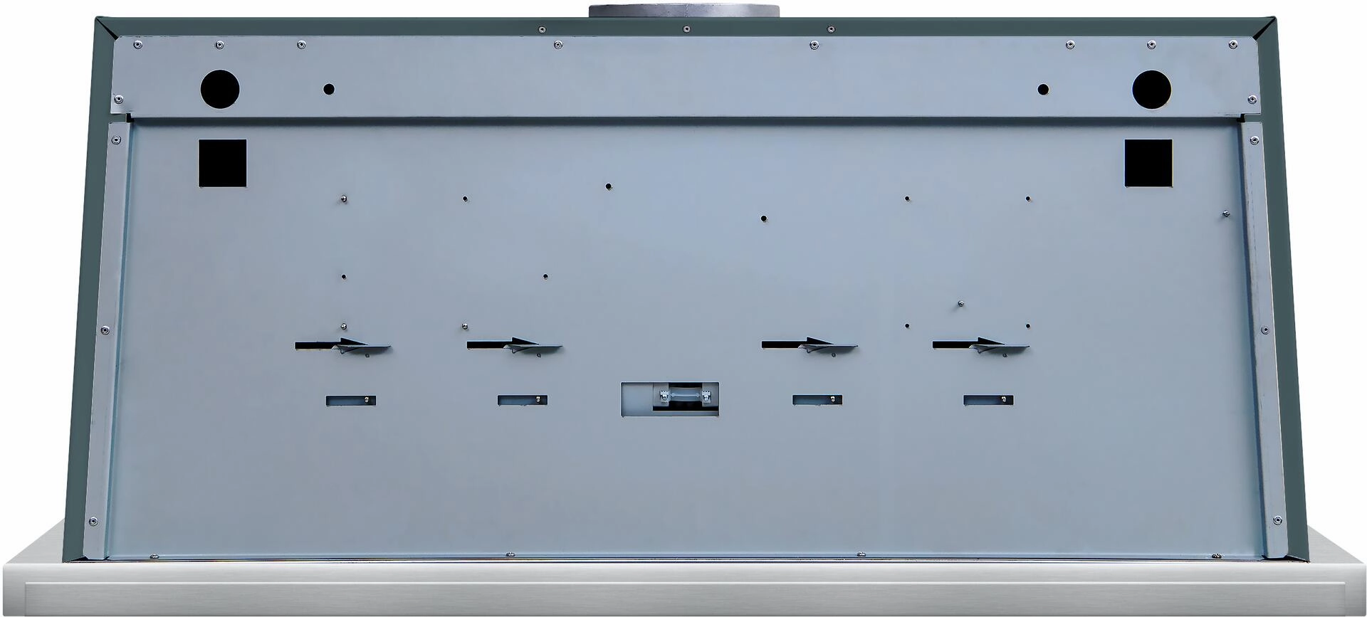 Ilve UAM120BG Majestic 48 Inch Blue Grey Wall Mount Range Hood