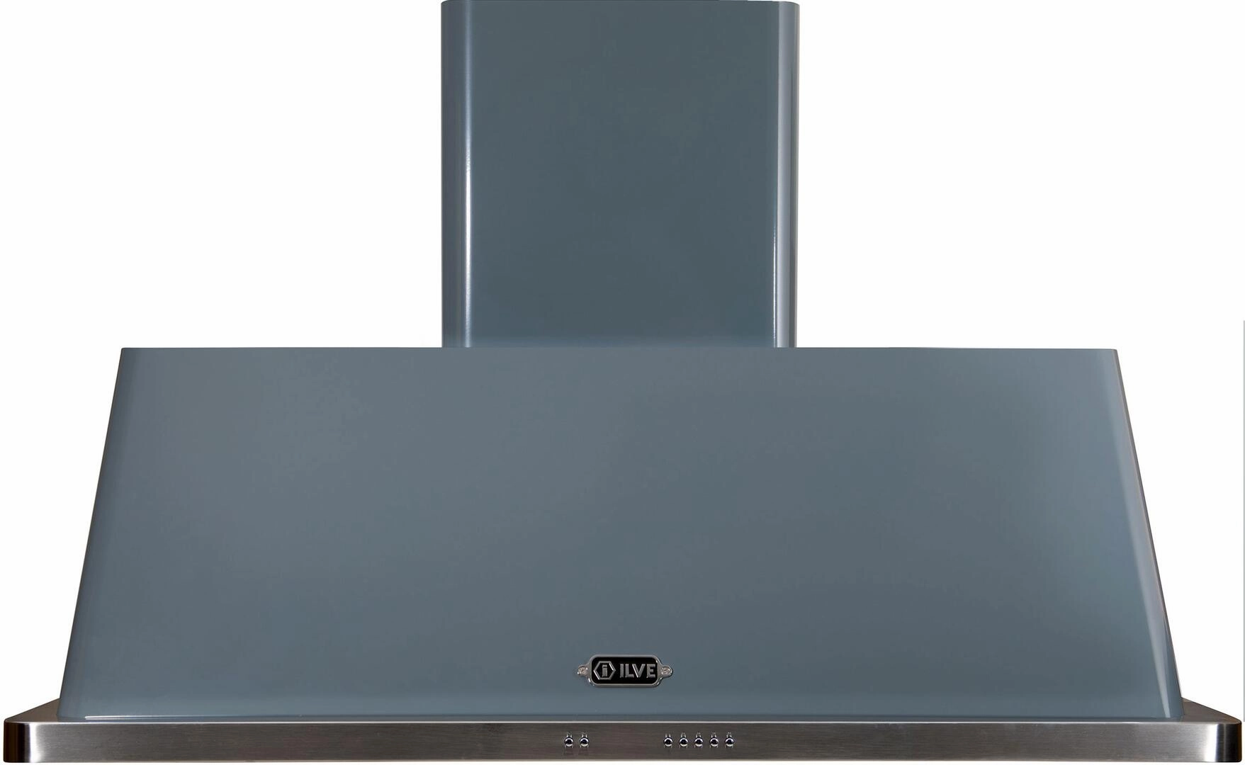 Ilve UAM120BG Majestic 48 Inch Blue Grey Wall Mount Range Hood Ventilation Range Hoods high suction kitchen exhaust hood