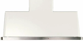 Ilve UAM120WH Majestic 48 Inch White Wall Mount Range Hood Ventilation Range Hoods high suction kitchen exhaust hood