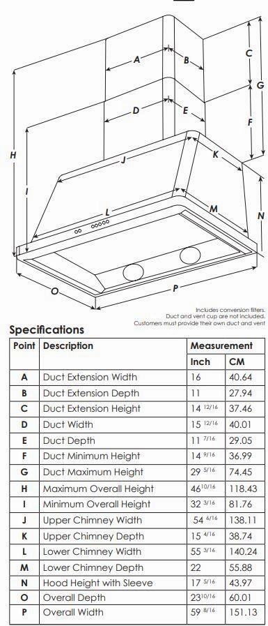 Ilve UAM150SS Majestic 60 Inch Stainless Steel Wall Mount Range Hood