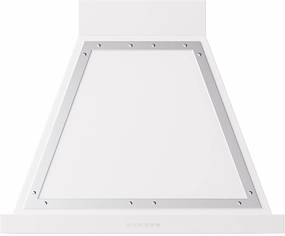 Ilve UANB30WHC Ilve Uanb30Whc Nostalgie 30" Hood In White With Chrome Trim Ventilation Range Hoods high suction kitchen exhaust hood