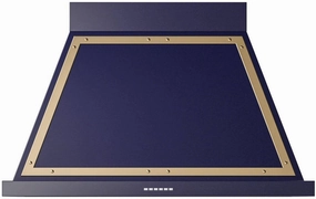 Ilve UANB40MBG Nostalgie 40 Inch Blue Wall Mount Range Hood Ventilation Range Hoods high suction kitchen exhaust hood