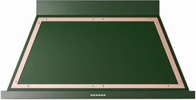 Ilve UANB48EGP Ilve Uanb48Egp Nostalgie 48" Hood In Emerald Green With Copper Trim Ventilation Range Hoods high suction kitchen exhaust hood