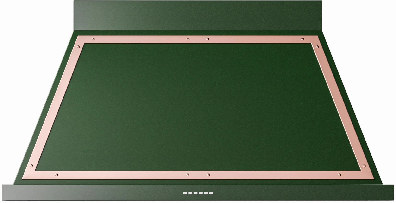 Ilve UANB48EGP Ilve Uanb48Egp Nostalgie 48" Hood In Emerald Green With Copper Trim Ventilation Range Hoods high suction kitchen exhaust hood