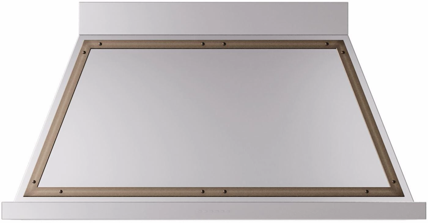 Ilve UANB48SSB Nostalgie 48 Inch Stainless Steel Wall Mount  Range Hood Ventilation Range Hoods high suction kitchen exhaust hood