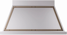 Ilve UANB48SSB Nostalgie 48 Inch Stainless Steel Wall Mount  Range Hood Ventilation Range Hoods high suction kitchen exhaust hood