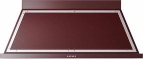 Ilve UANB60BUC Ilve Uanb60Buc Nostalgie 60" Hood In Burgundy With Chrome Trim Ventilation Range Hoods high suction kitchen exhaust hood