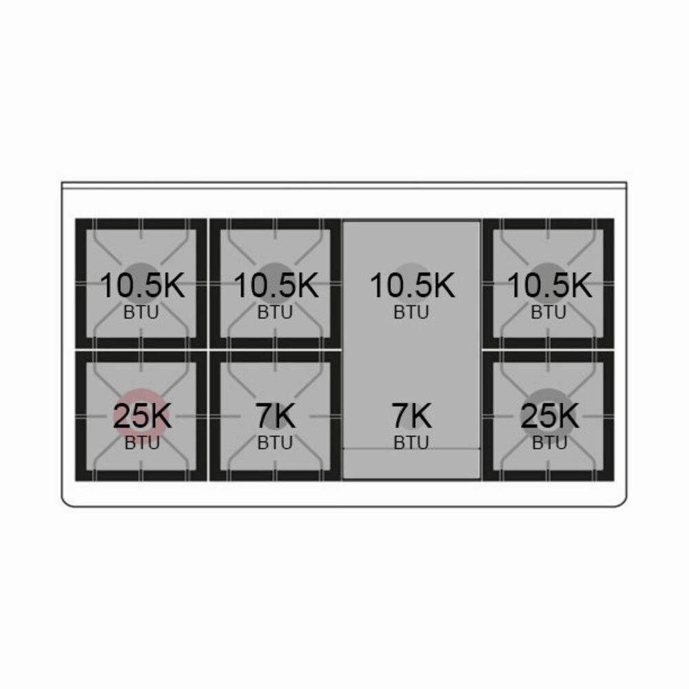 Ilve UN48FNMPMGBLP Ilve Un48Fnmpmgblp Nostalgie Ii Noblesse 48" Dual Fuel Range (8 Sealed Burners   Griddle, Liquid Propane, Triple Glass Door, Graphite Matte, Burnished)