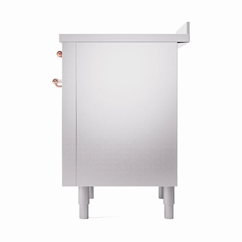 Ilve UNI366QNMPSSP Ilve Uni366Qnmpssp Nostalgie Ii Noblesse 36" Induction Range (Solid Door, Stainless Steel, Copper)