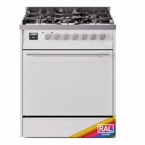 Ilve UP30QMPRALP Professional Plus Ii 30 Inch Dual Fuel Liquid Propane Freestanding Range In Ral Custom Color With Trim Freestanding Ranges freestanding dual fuel range 30 inch