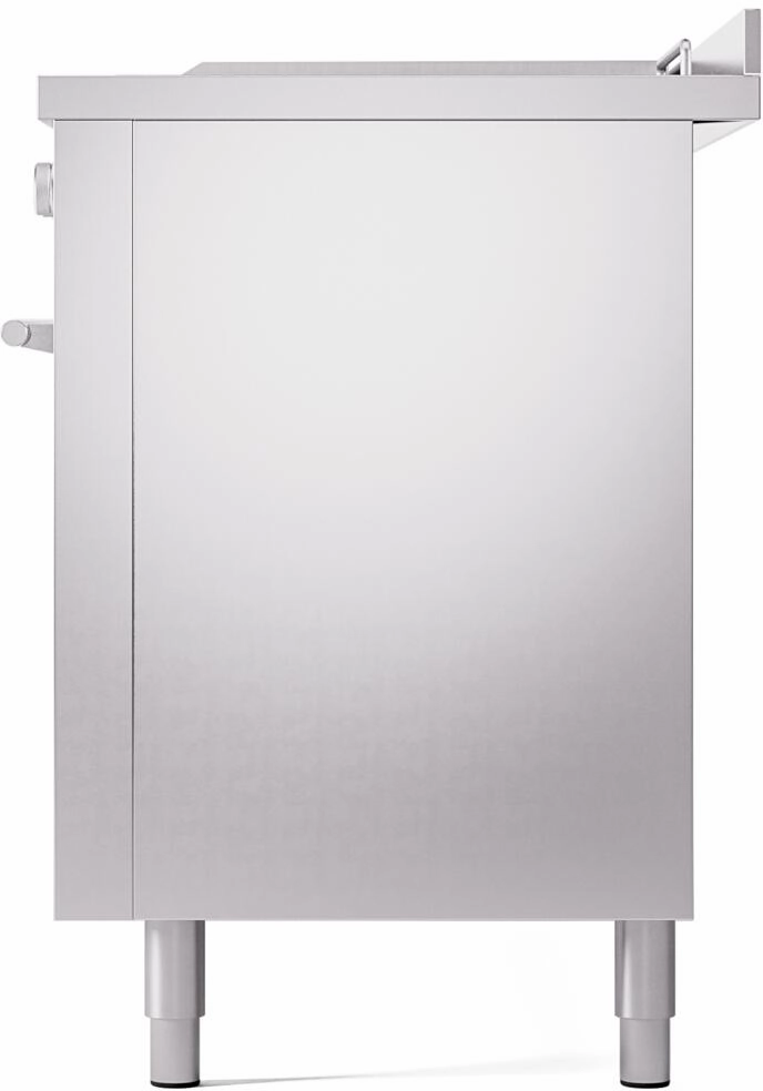 Ilve UP60FSWMPSSLP Professional Plus Ii 60 Inch Dual Fuel Liquid Propane Freestanding Range In Stainless Steel With Trim