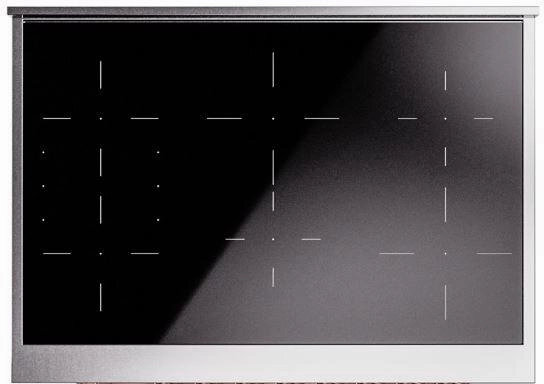 Ilve UPI366QNMPMGB Nostalgie Ii 36 Inch Electric Freestanding Range In Matte Graphite With Bronze Trim