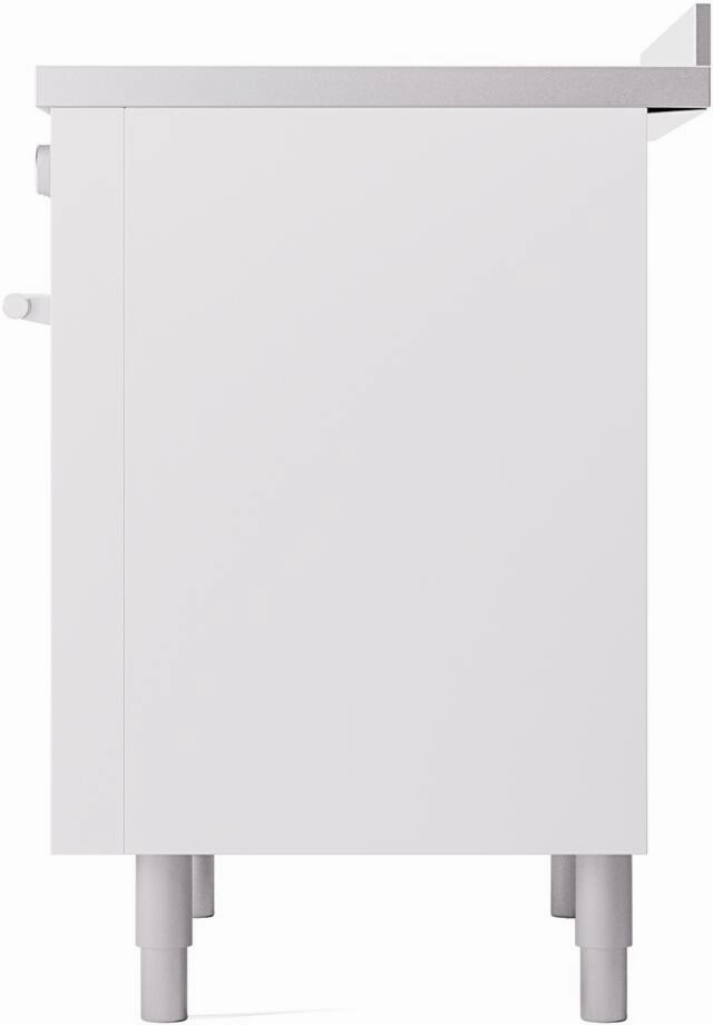 Ilve UPI366WMPWH Professional Plus Ii 36 Inch Electric Freestanding Range In White With Trim