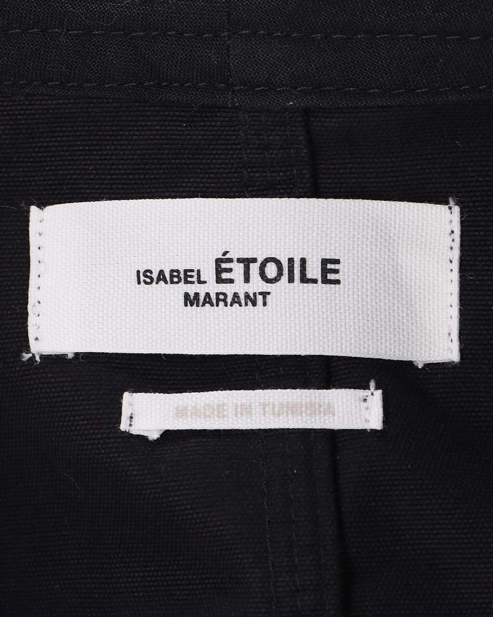 Isabel Marant Etoile Priest Jacket in Black Cotton