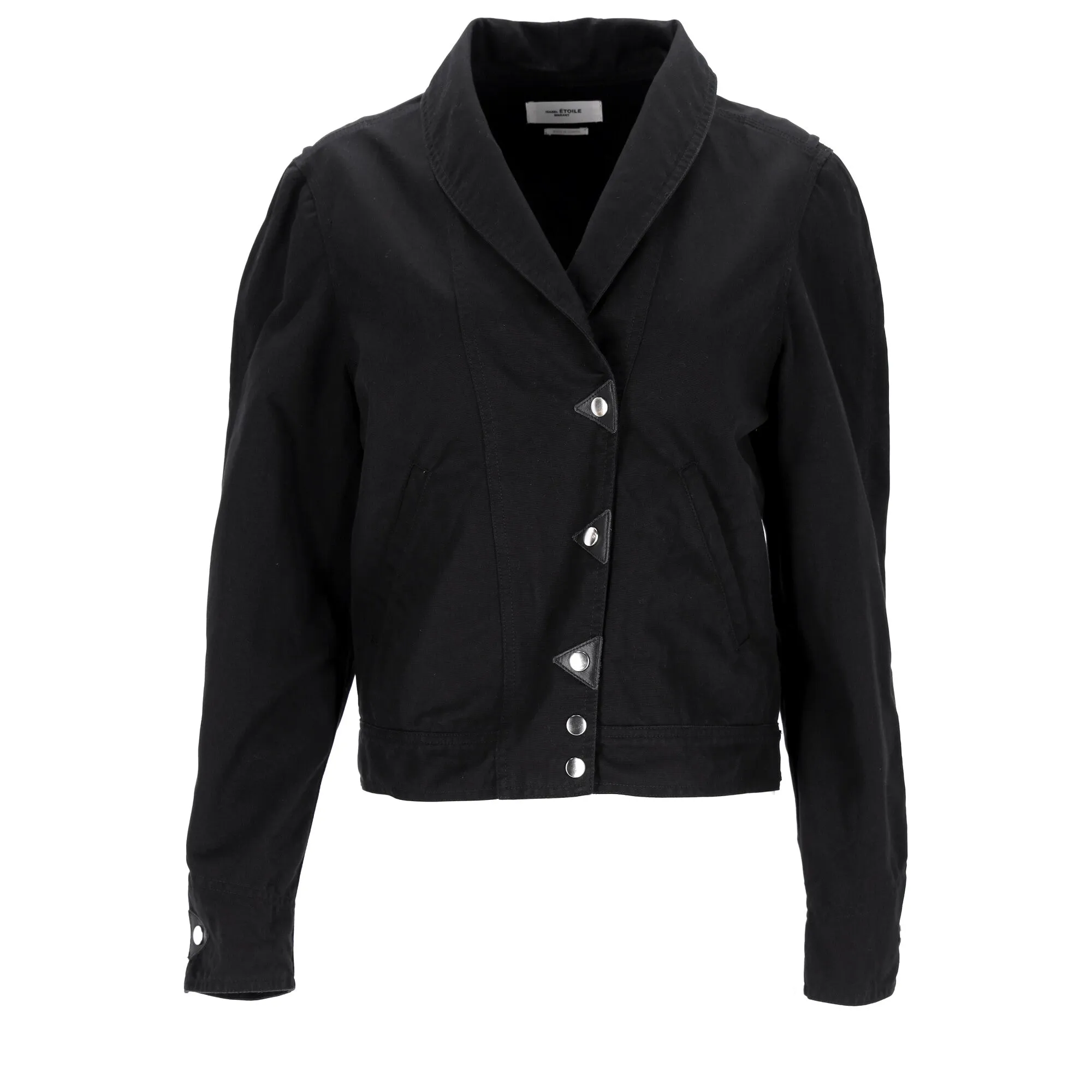 Isabel Marant Etoile Priest Jacket in Black Cotton
