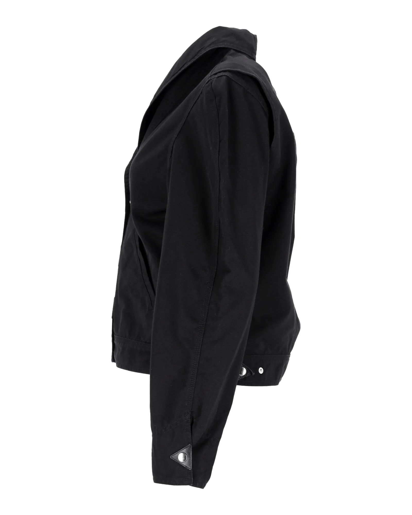 Isabel Marant Etoile Priest Jacket in Black Cotton
