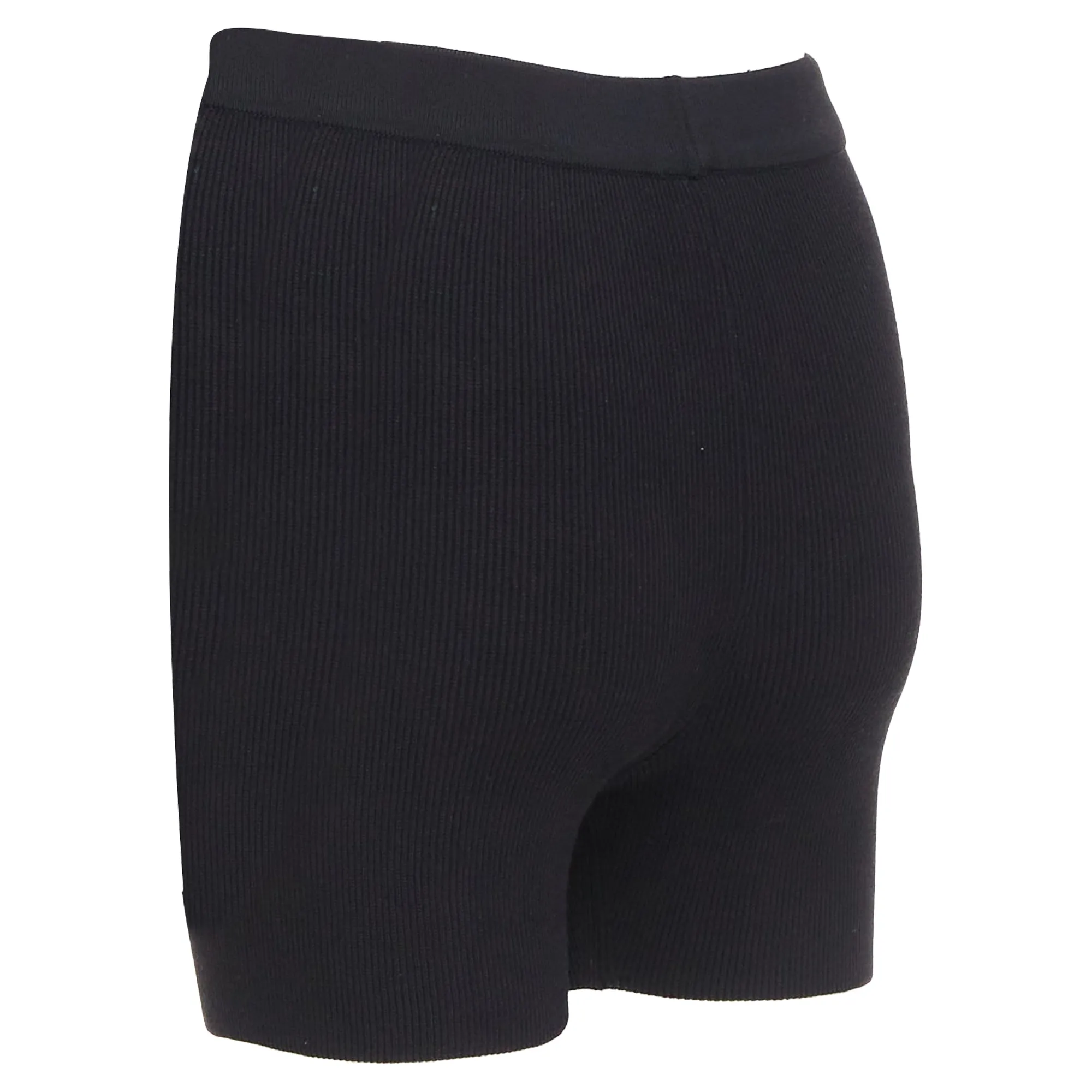 Jacquemus viscose blend minimal knitted cyclist shorts
