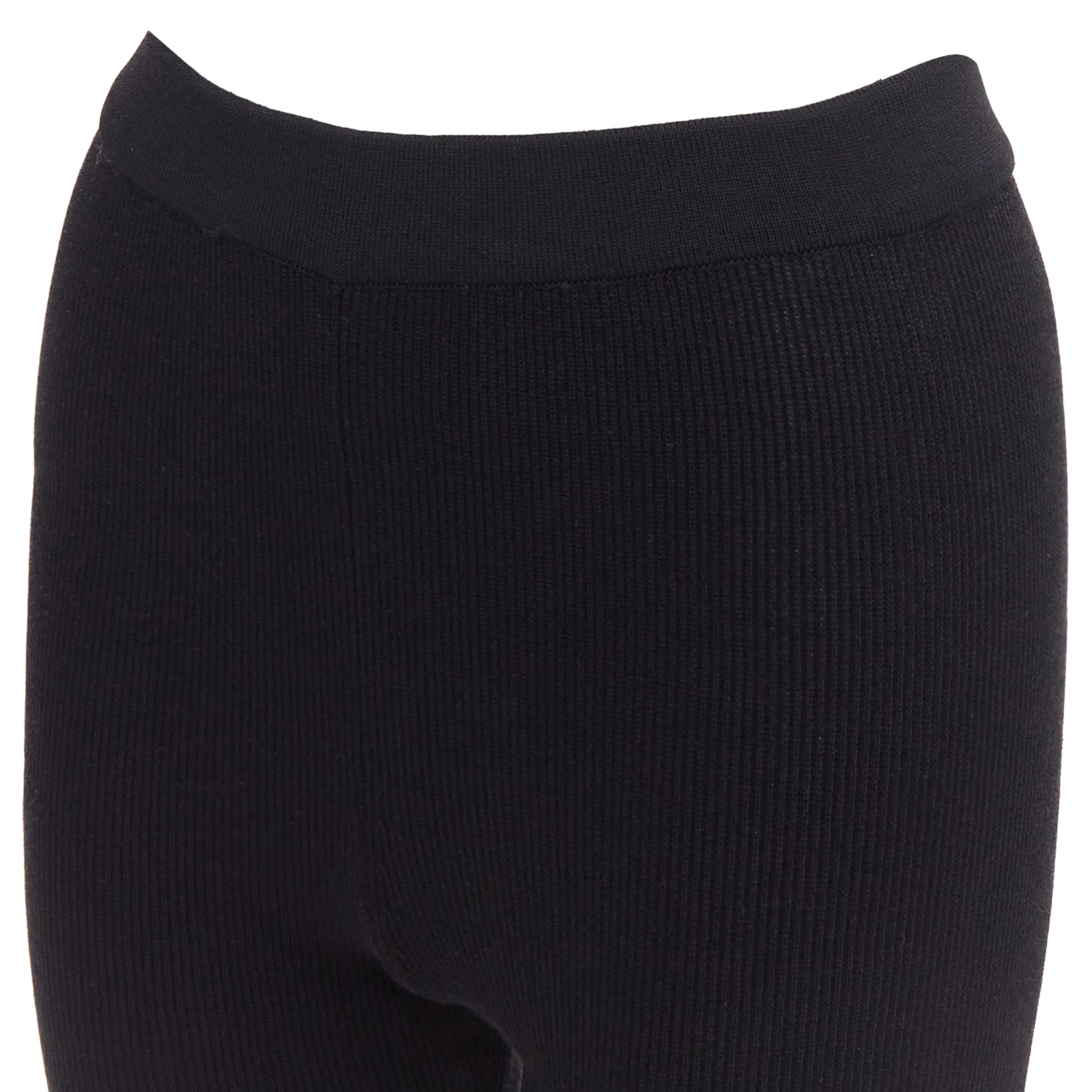 Jacquemus viscose blend minimal knitted cyclist shorts