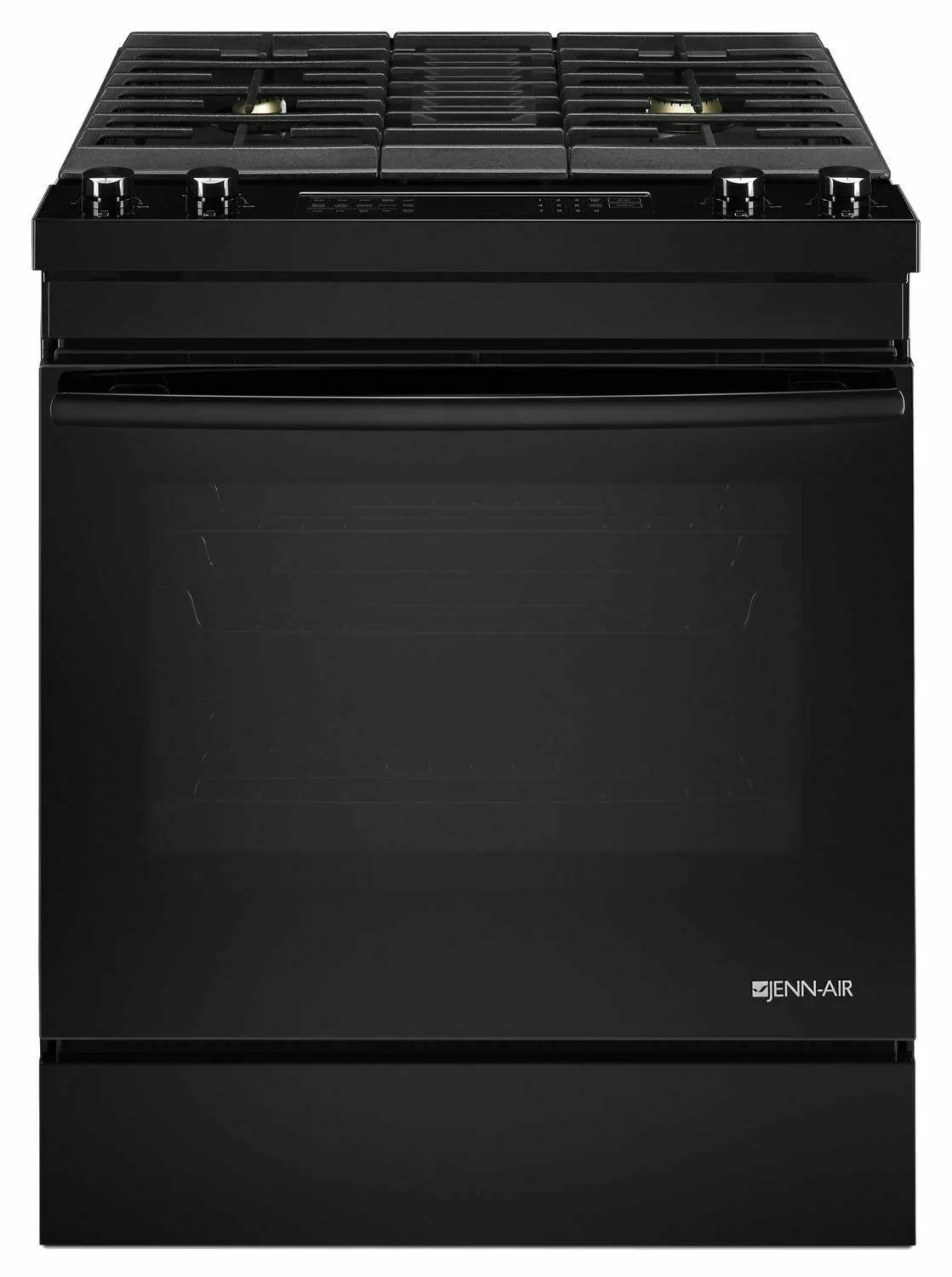 Jennair JDS1750FB Black Floating Glass30" Dual-Fuel Downdraft Range - Black Freestanding Ranges freestanding dual fuel range 30 inch