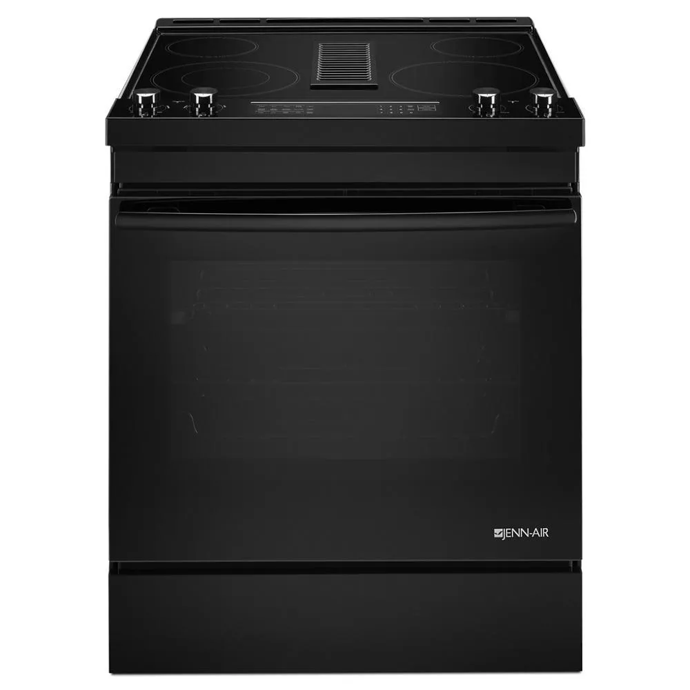 Jennair JES1750FB Black Floating Glass 30" Electric Downdraft Range Freestanding Ranges freestanding dual fuel range 30 inch