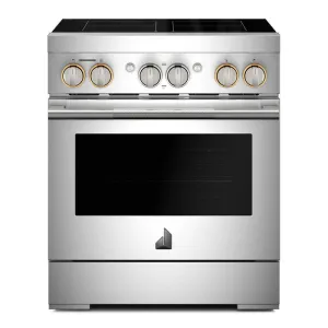 Jennair JPIFC730RL Rise&#8482; 30" Induction Professional-Style Range Freestanding Ranges freestanding dual fuel range 30 inch