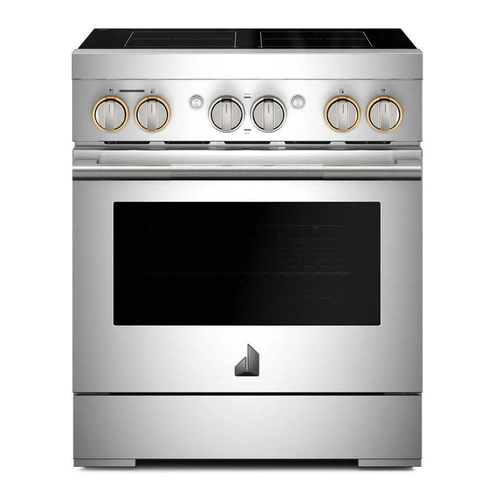 Jennair JPIFC730RL Rise&#8482; 30" Induction Professional-Style Range Freestanding Ranges freestanding dual fuel range 30 inch